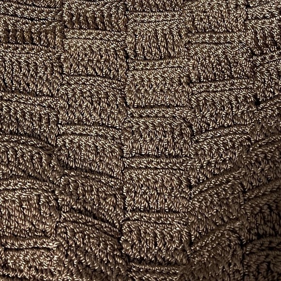 The Sak Boho Knit String hobo baguette shoulder bag Y2K - Picture 5 of 9